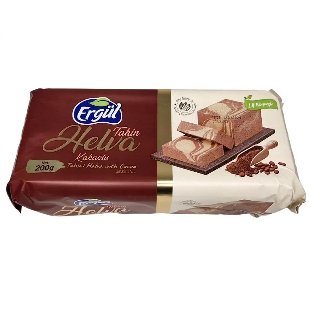 ERGÜL KAKAOLU HELVA 200GR 1*24