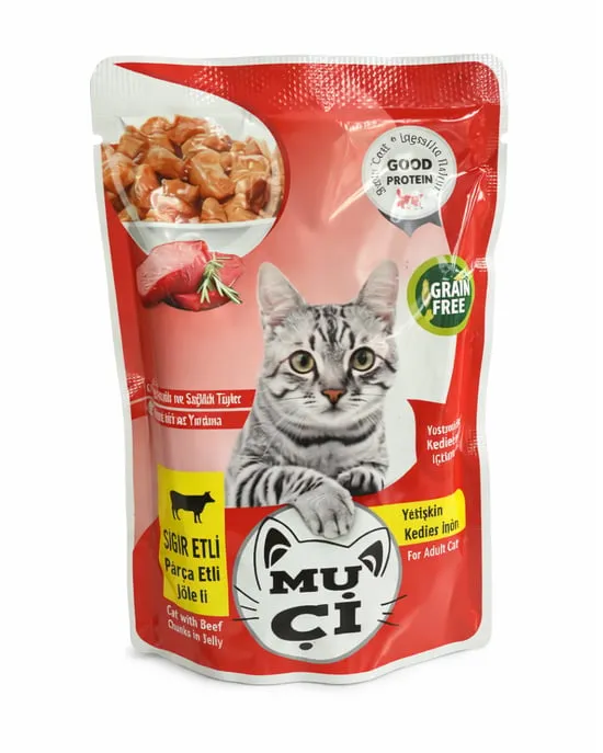 MUÇİ KEDİ MAMASI SIĞIR 85GR 1*24