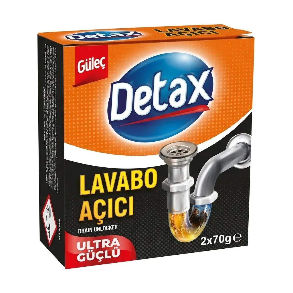 DETAX TOZ LAVABO AÇICI 2x70GR 1*24