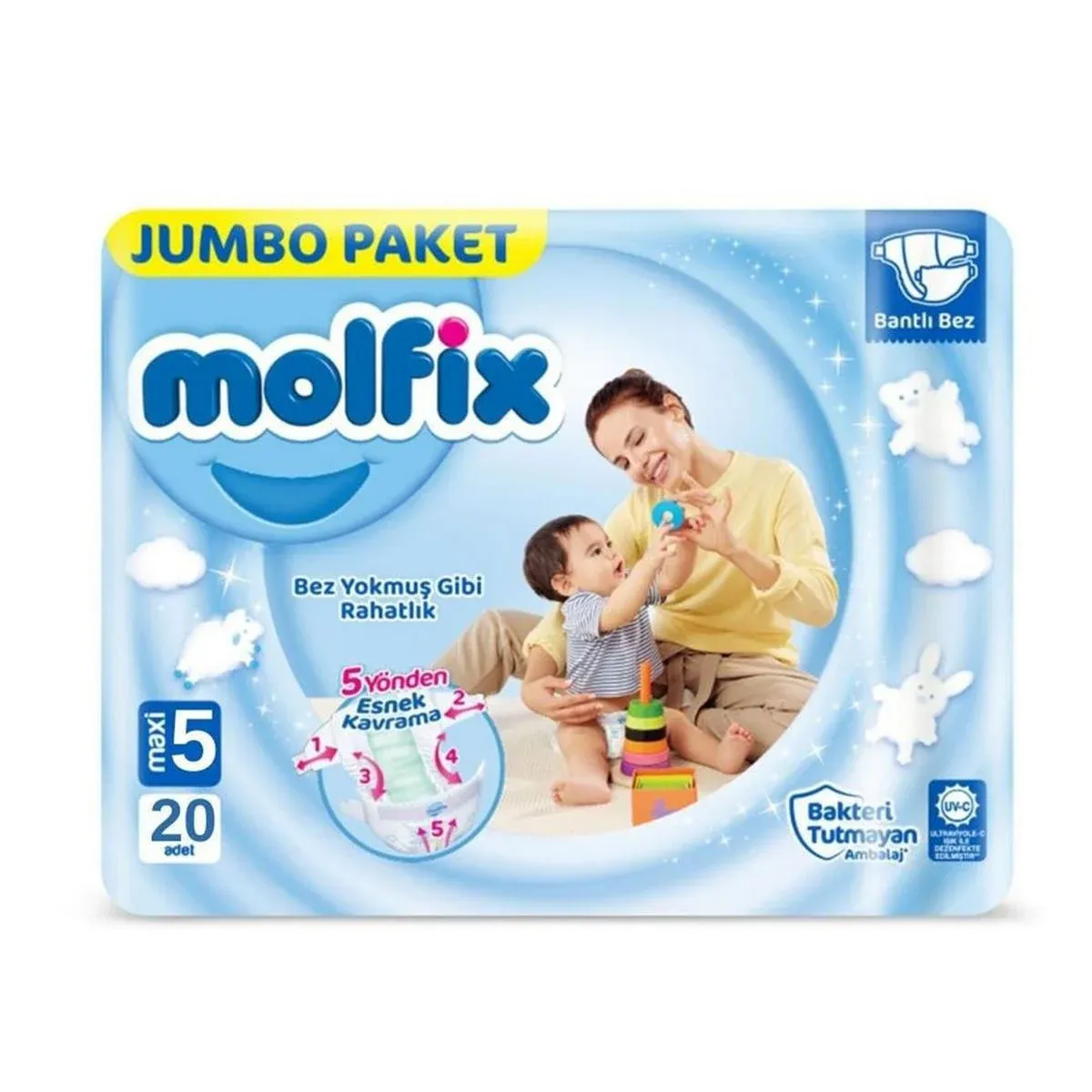MOLFİX JUMBO 5 NO 20Lİ 1*6