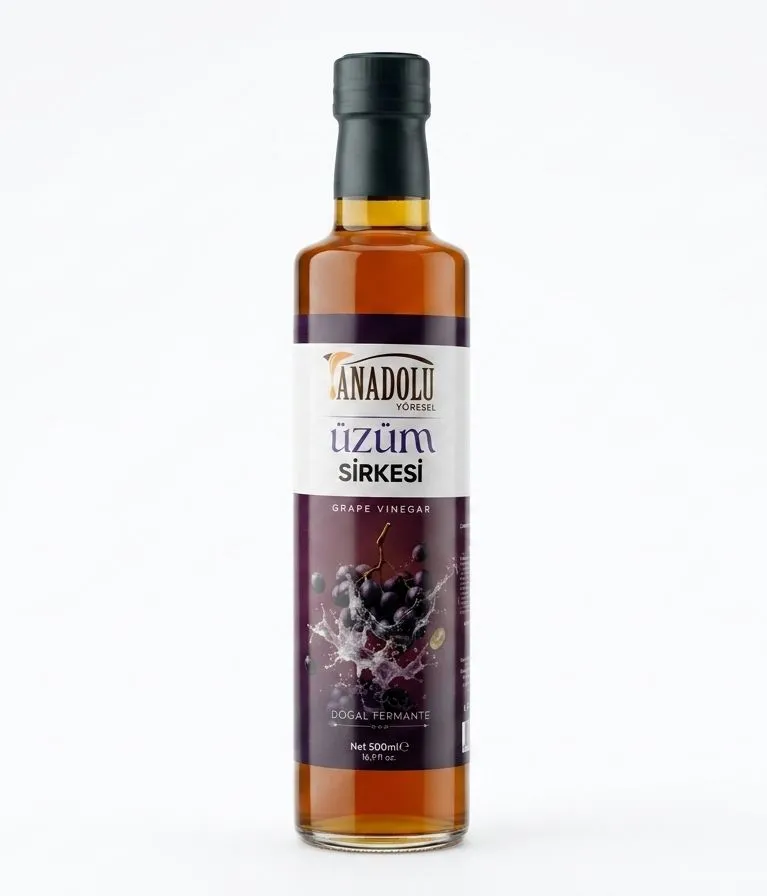 ANADOLU ÜZÜM SİRKESİ CAM 500ML