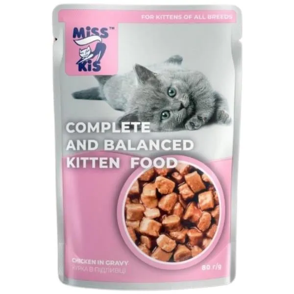 MİSS KİS KEDİ MAMASI YAVRU TAVUK 100GR 1*24