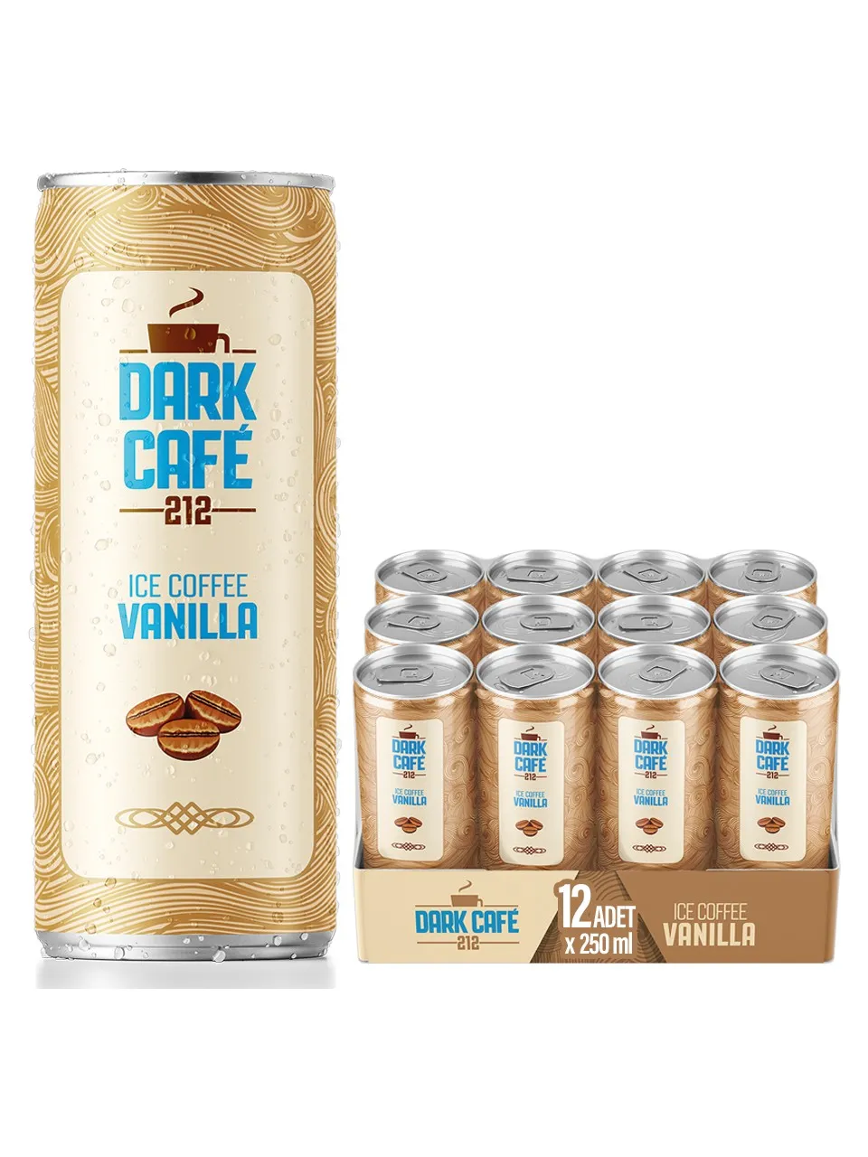 DARKCAFE VANILLA 250ML 1*12