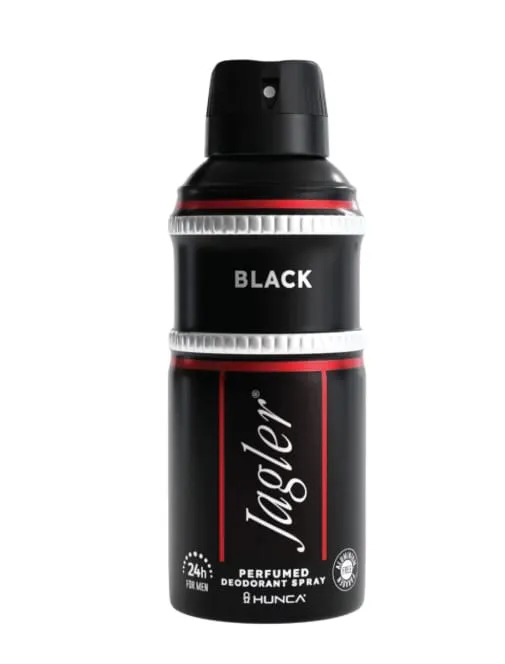 JAGLER DEODORANT MAN BLACK 150ML 1*6