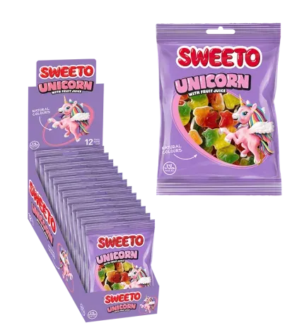 SWEETO JELY UNICORN 80GR 1*12